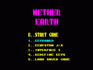 Nether Earth per Sinclair ZX Spectrum