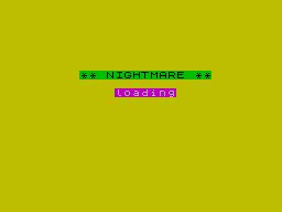Nightmare per Sinclair ZX Spectrum