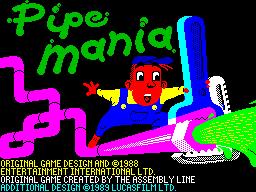 Pipe Mania per Sinclair ZX Spectrum