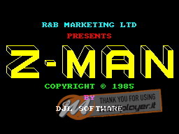 Z-Man per Sinclair ZX Spectrum