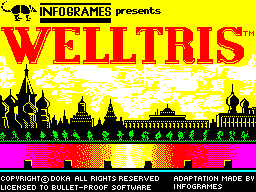 Welltris per Sinclair ZX Spectrum