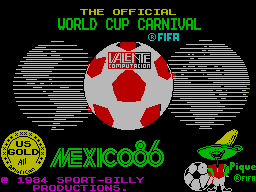 World Cup '86 per Sinclair ZX Spectrum