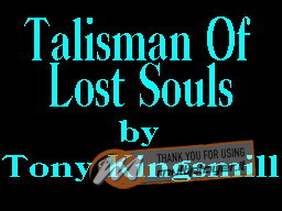 Talisman of Lost Souls per Sinclair ZX Spectrum