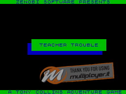 Teacher Trouble per Sinclair ZX Spectrum