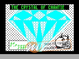 The Crystal of Chantie per Sinclair ZX Spectrum