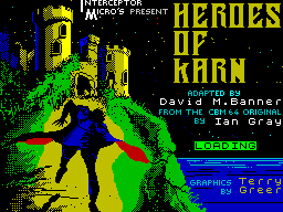 The Heroes of Karn per Sinclair ZX Spectrum