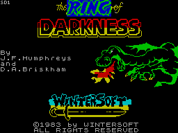 The Ring of Darkness per Sinclair ZX Spectrum