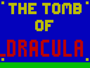 The Tomb of Dracula per Sinclair ZX Spectrum
