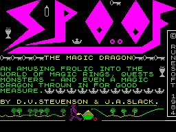 Spoof: The Magic Dragon per Sinclair ZX Spectrum