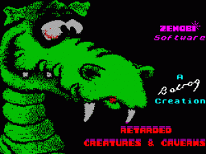 Retarded Creatures and Caverns per Sinclair ZX Spectrum