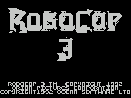 RoboCop 3 per Sinclair ZX Spectrum