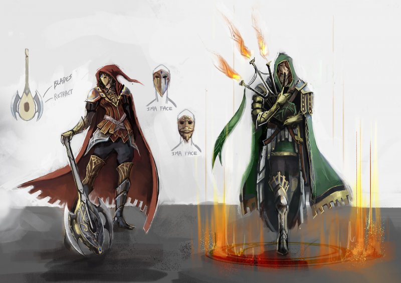 Camelot Unchained, artwork preparatori del gioco