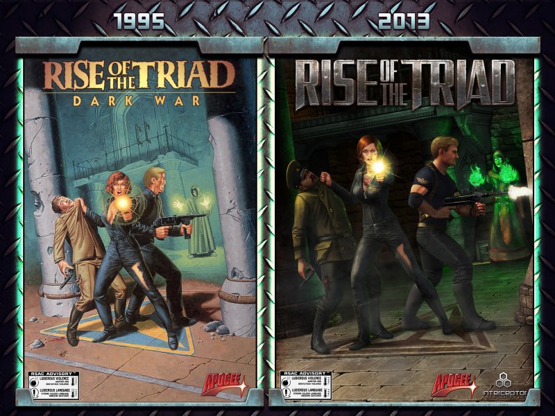Rise of the Triads: le copertine a confronto Rise of the Triads: le copertine a confronto