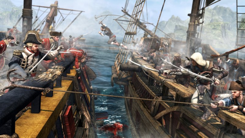 Un arrembaggio in Assassin's Creed 4: Black Flag Un arrembaggio in Assassin's Creed 4: Black Flag