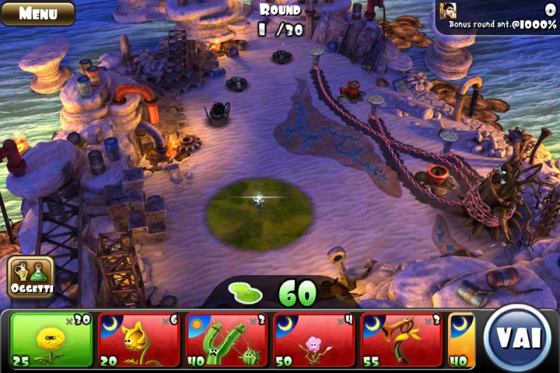 Piante contro macchine