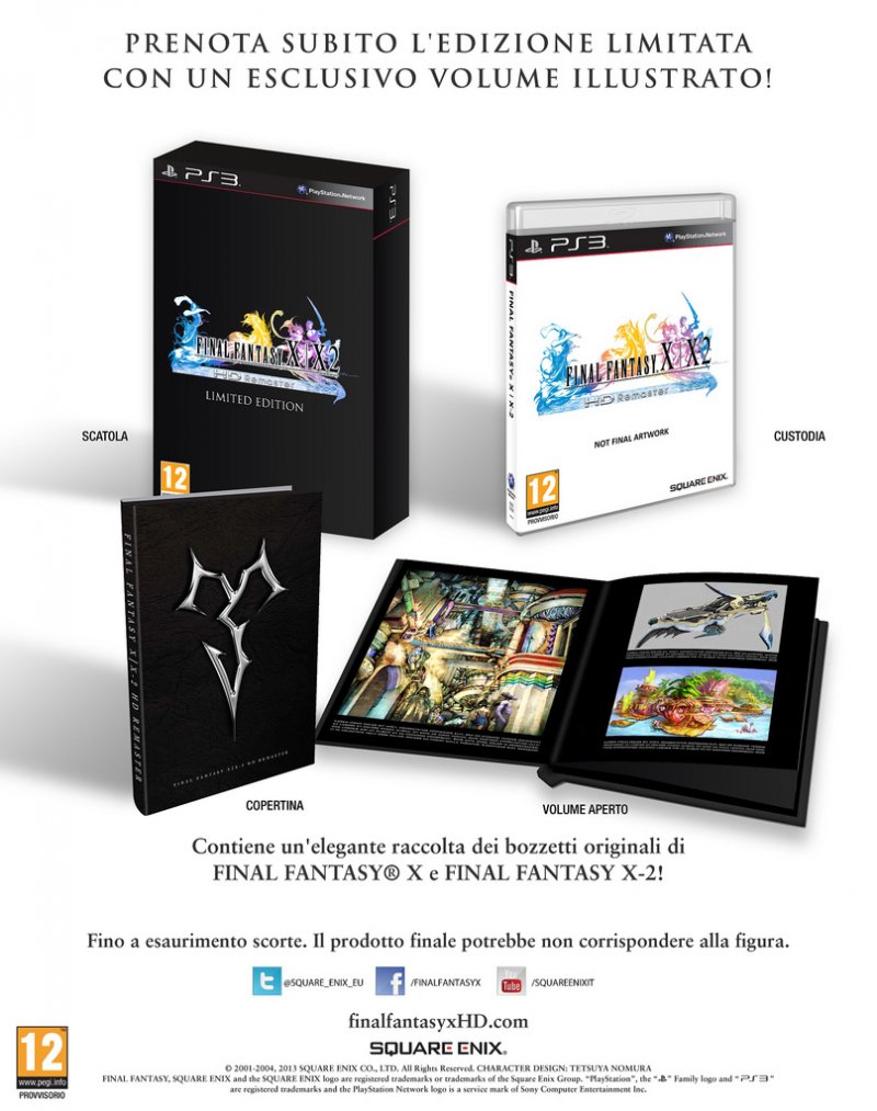 Final Fantasy X | X-2 HD - Ecco la Limited Edition