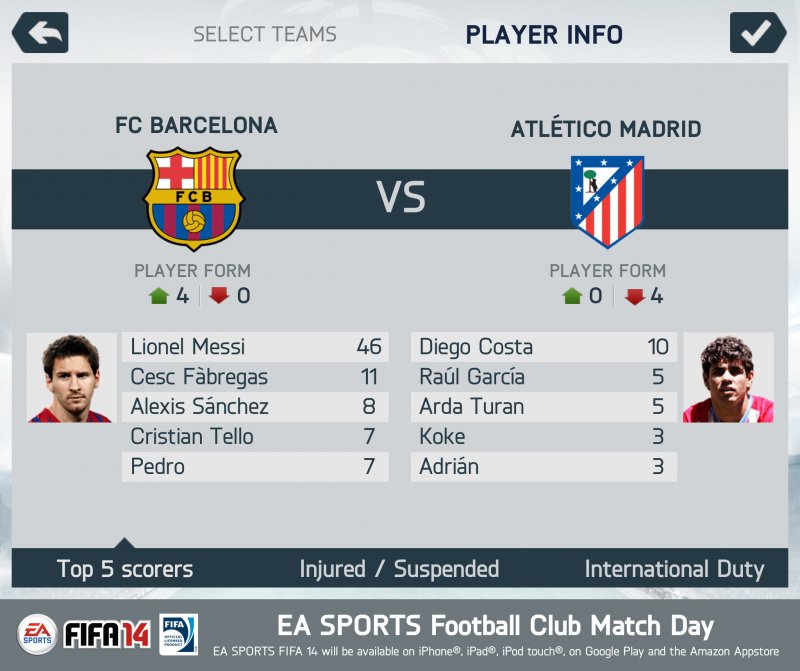 Immagine di FIFA 14 per iPad