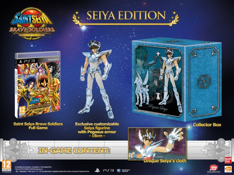 Saint Seiya: Brave Soldiers - Annunciata anche la collector europea