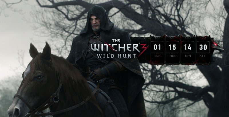 Parte un conto alla rovescia per The Witcher 3: Wild Hunt