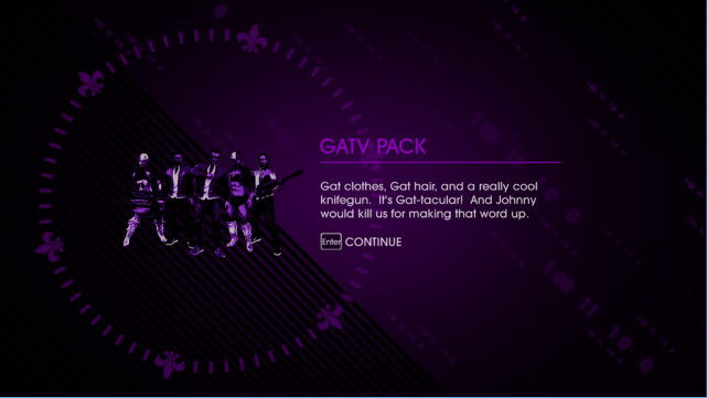 Trafugata un'immagine del DLC GATV per Saints Row IV