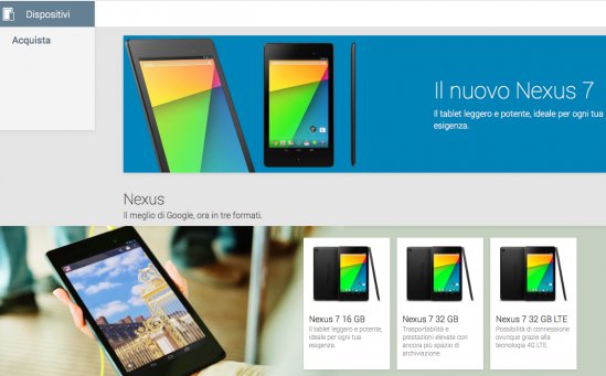Lo store Google Play Devices è accessibile anche dall'Italia Lo store Google Play Devices è accessibile anche dall'Italia