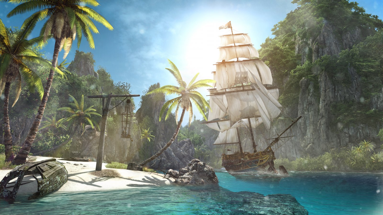 Un veliero in Assassin's Creed 4: Black Flag