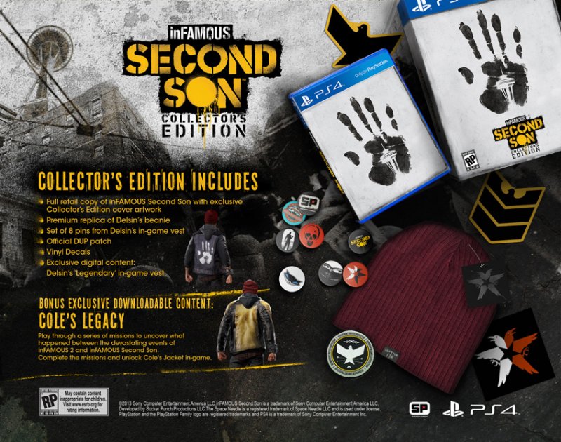 Rivelate le edizioni Limited e Collector di inFAMOUS: Second Son Rivelate le edizioni Limited e Collector di inFAMOUS: Second Son