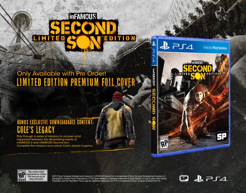 Rivelate le edizioni Limited e Collector di inFAMOUS: Second Son Rivelate le edizioni Limited e Collector di inFAMOUS: Second Son