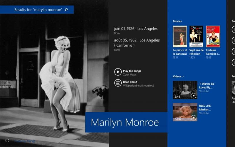 Search Hero con Bing!