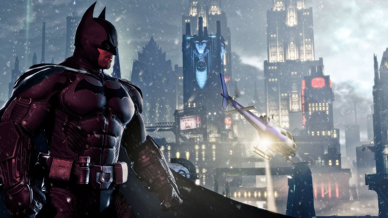 Batman : Arkham Origins a un magnifique Gotham City enneigé.