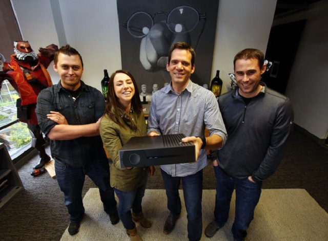 Una foto del prototipo della Steam Machine di Valve Una foto del prototipo della Steam Machine di Valve