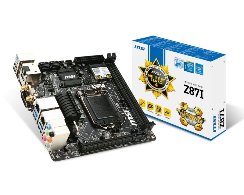 MSI Z87I, mainboard Mini-ITX dal buon rapporto prezzo/dotazione