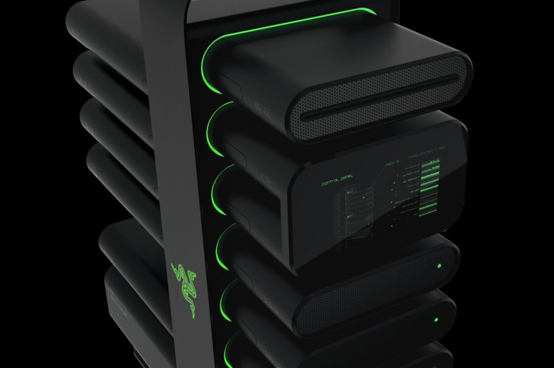 Razer ha presentato Project Christine, un PC modulare semplice da aggiornare e modificare