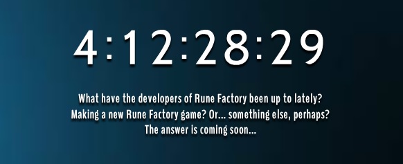 Un countdown per il nuovo capitolo della serie Rune Factory?