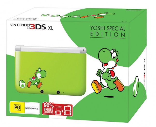 Nintendo 3DS XL a tema Yoshi's New Island - Nuove immagini e conferme sull'arrivo in Europa e USA Nintendo 3DS XL a tema Yoshi's New Island - Nuove immagini e conferme sull'arrivo in Europa e USA