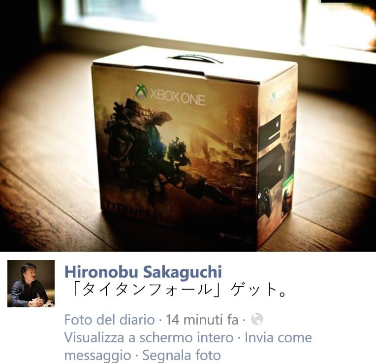 Anche Hironobu Sakaguchi si lancia su Titanfall?