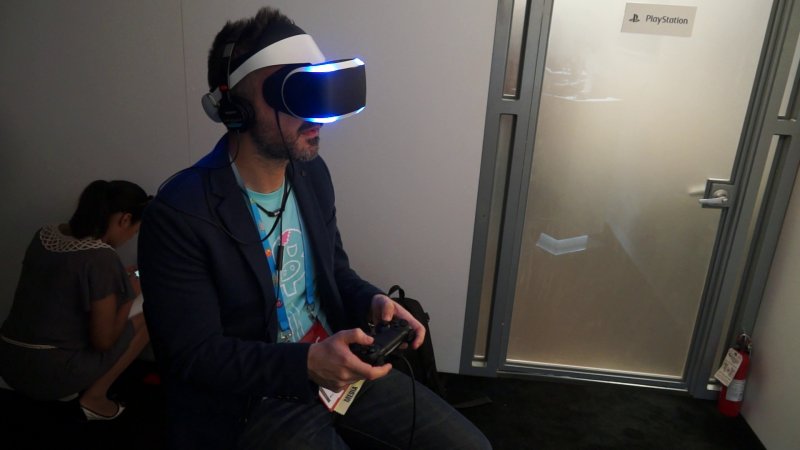 La prova di Project Morpheus La prova di Project Morpheus