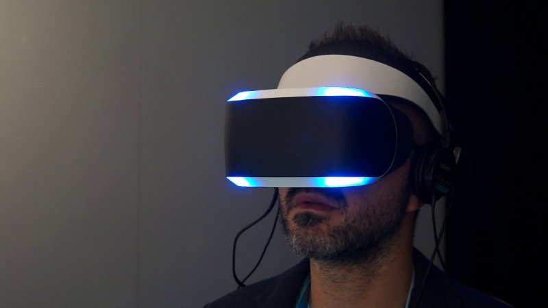La prova di Project Morpheus La prova di Project Morpheus
