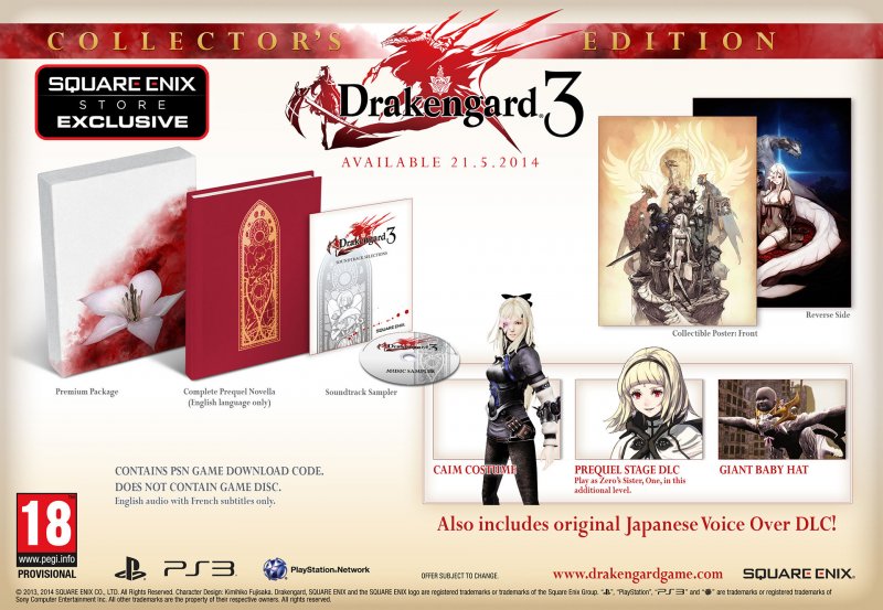 Si aprono i preorder per la Collector's Edition di Drakengard 3
