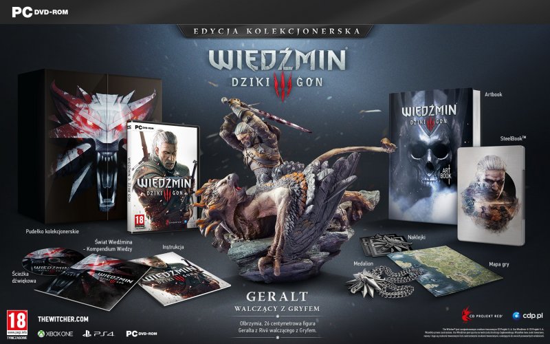 [Aggiornata] The Witcher 3: Wild Hunt - Dettagli sull'edizione per collezionisti e quella digitale