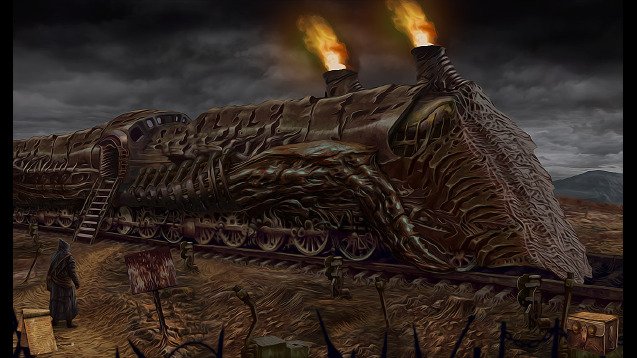 Lo stile visivo non vi ricorda quello di una copertina metal? Lo stile visivo non vi ricorda quello di una copertina metal?