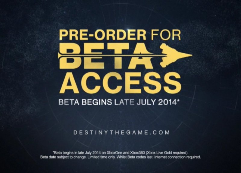La beta di Destiny inizia nel tardo luglio su Xbox 360 e Xbox One