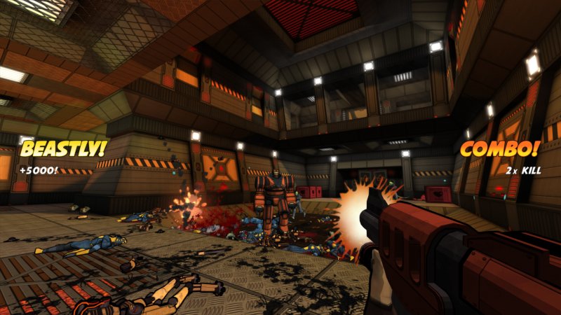 L'azione è davvero frenetica