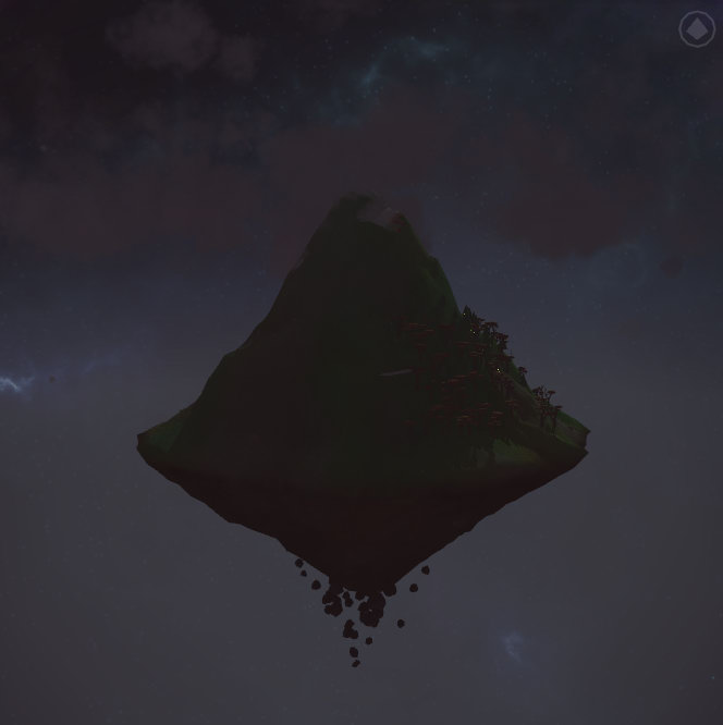 Montagne fluttuanti nel cosmo