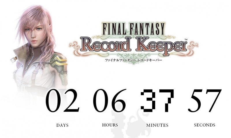 Square Enix ha lanciato un sito con conto alla rovescia per un certo Final Fantasy Record Keeper
