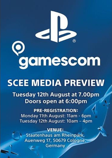 La conferenza Sony alla GamesCom 2014 si terrà il 12 agosto