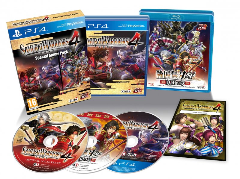 Koei Tecmo annuncia la 10th Anniversary Collector's Edition di Samurai Warriors 4