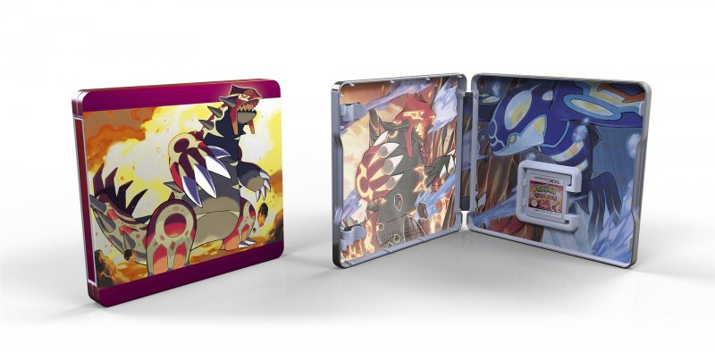 Lussuosi steelbook per Pokémon Rubino Omega e Pokémon Zaffiro Alpha Lussuosi steelbook per Pokémon Rubino Omega e Pokémon Zaffiro Alpha