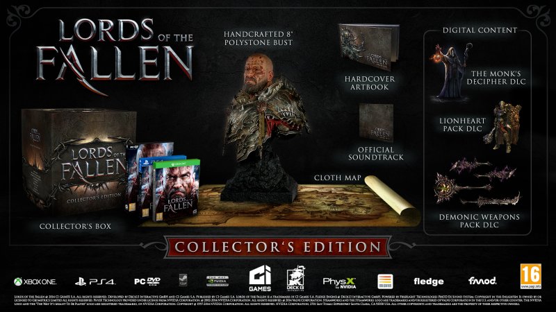 Ecco la Collector's Edition di Lords of the Fallen, in esclusiva su Multiplayer.com Ecco la Collector's Edition di Lords of the Fallen, in esclusiva su Multiplayer.com