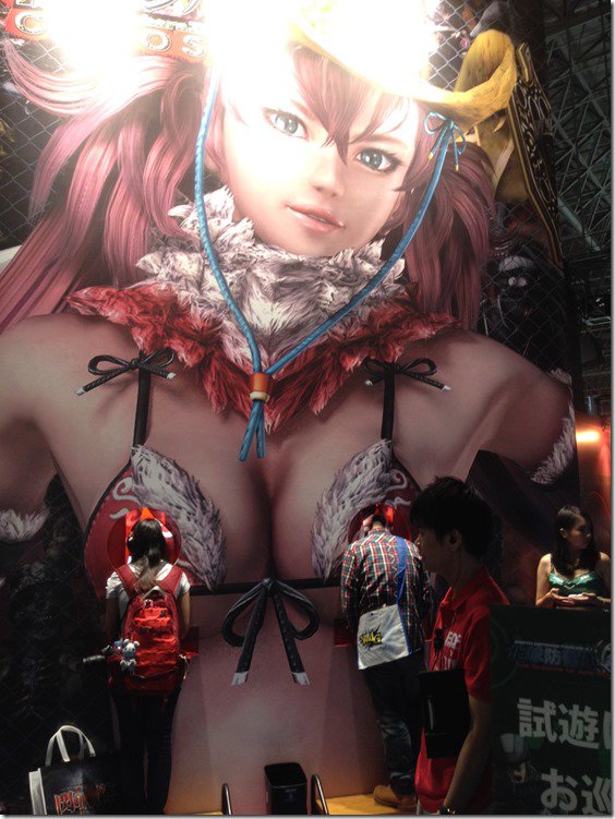 Onechanbara Z2: Chaos è giocabile al Tokyo Game Show mettendo la testa su un enorme seno Onechanbara Z2: Chaos è giocabile al Tokyo Game Show mettendo la testa su un enorme seno